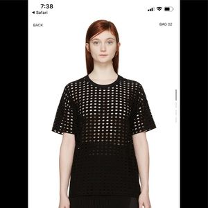 T by Alexander Wang Perforated Tee
